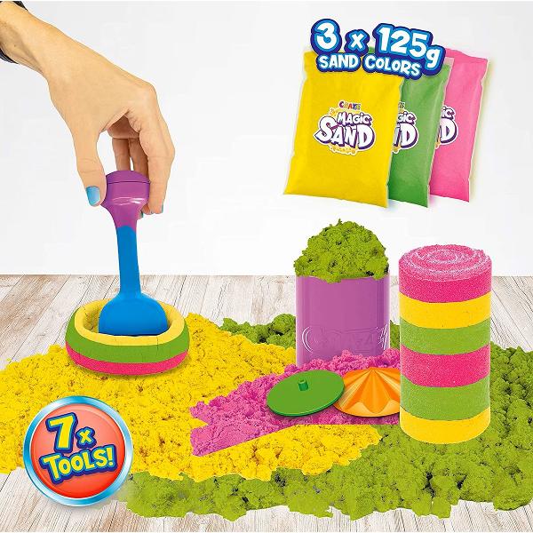 Nisip kinetic: Set joaca neon