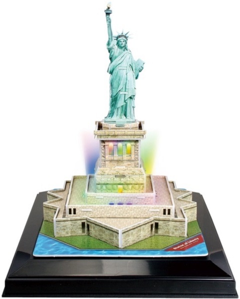Puzzle 3D LED: Statuia Libertatii