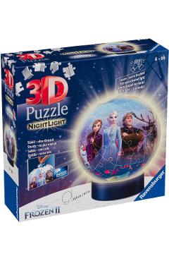 Poza produsului Puzzle 3D bila: Frozen II. Editie luminoasa	
