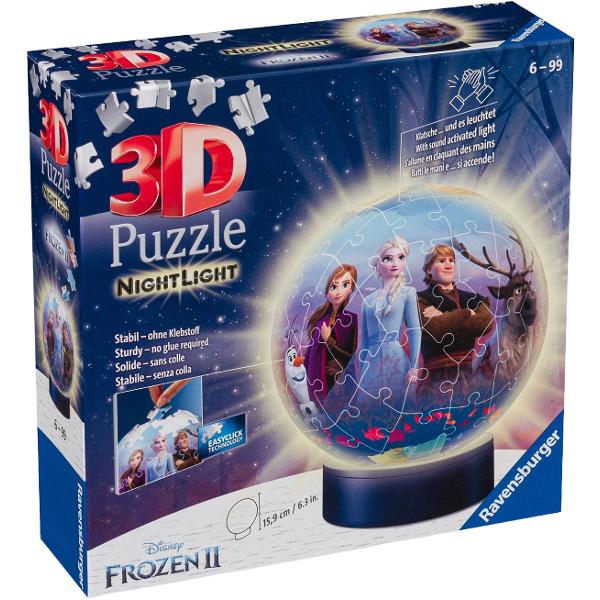 Puzzle 3D bila: Frozen II. Editie luminoasa	