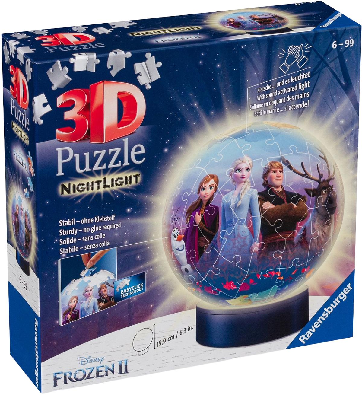 Puzzle 3D bila: Frozen II. Editie luminoasa	