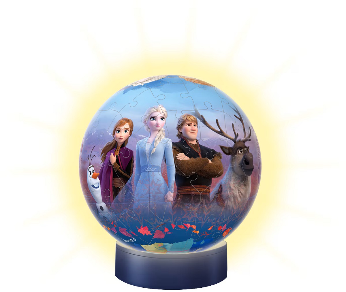 Puzzle 3D bila: Frozen II. Editie luminoasa	