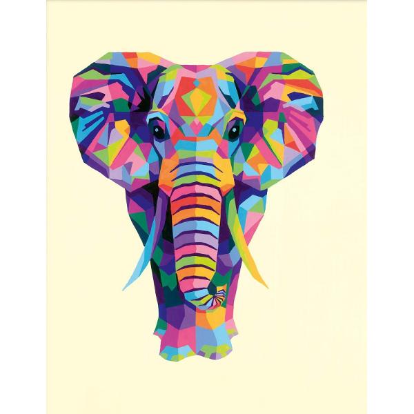 Pictura pe numere. Elefant