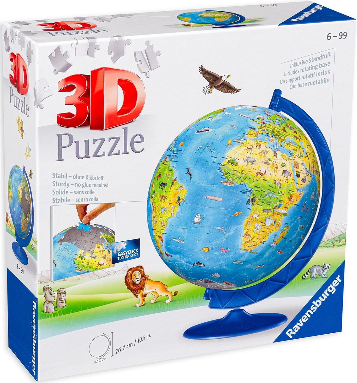 Puzzle 3D: Globul lumii