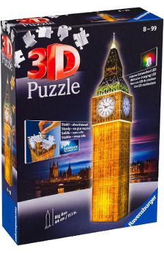 Poza produsului Puzzle 3D: Big Ben. Editie luminoasa