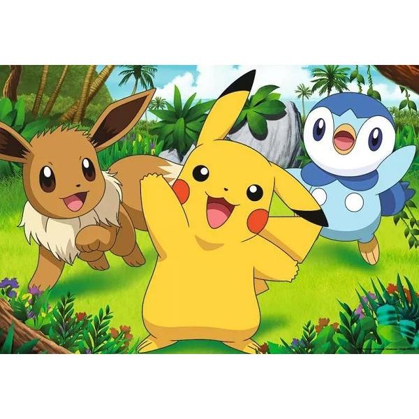 Puzzle 2x24 piese. Pokemon