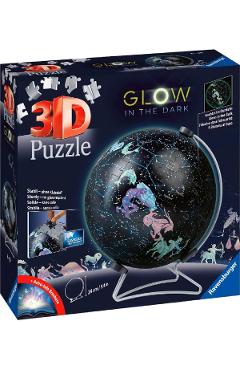 Poza produsului Puzzle 3D: Glob. Lumineaza in intuneric