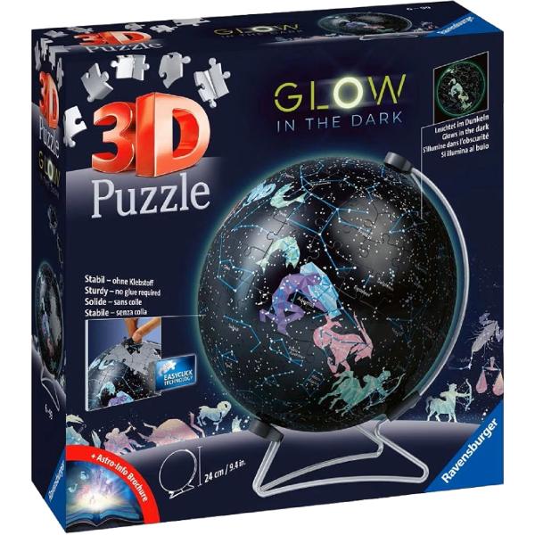 Puzzle 3D: Glob. Lumineaza in intuneric
