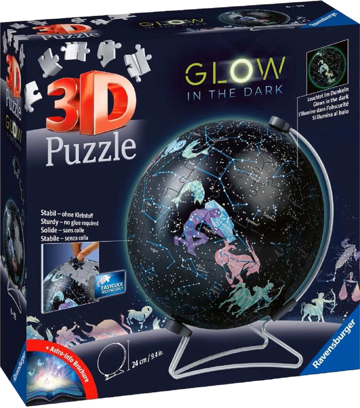 Puzzle 3D: Glob. Lumineaza in intuneric
