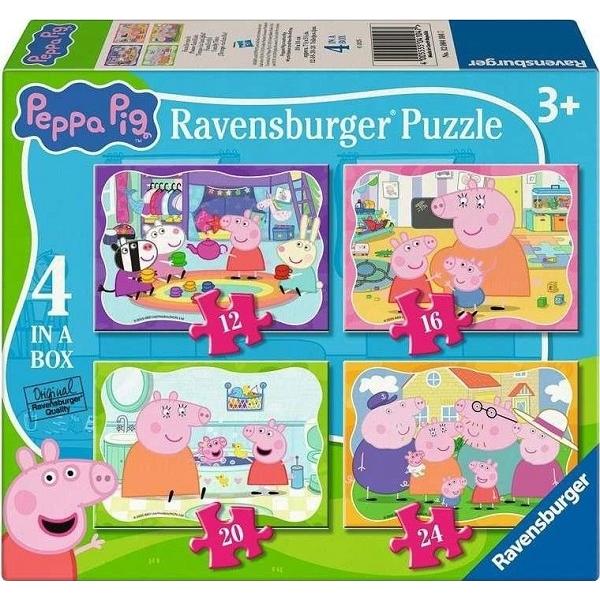 Puzzle 4 in 1. Peppa Pig