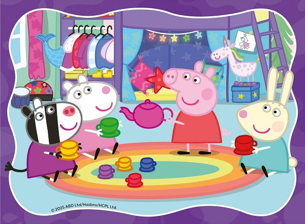 Puzzle 4 in 1. Peppa Pig