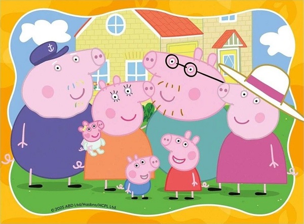 Puzzle 4 in 1. Peppa Pig