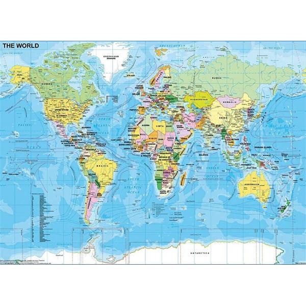 Puzzle 200. Harta lumii