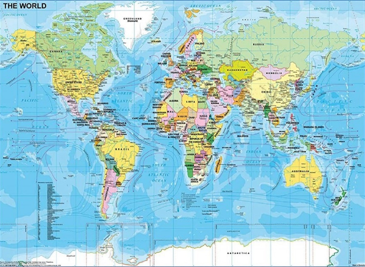 Puzzle 200. Harta lumii