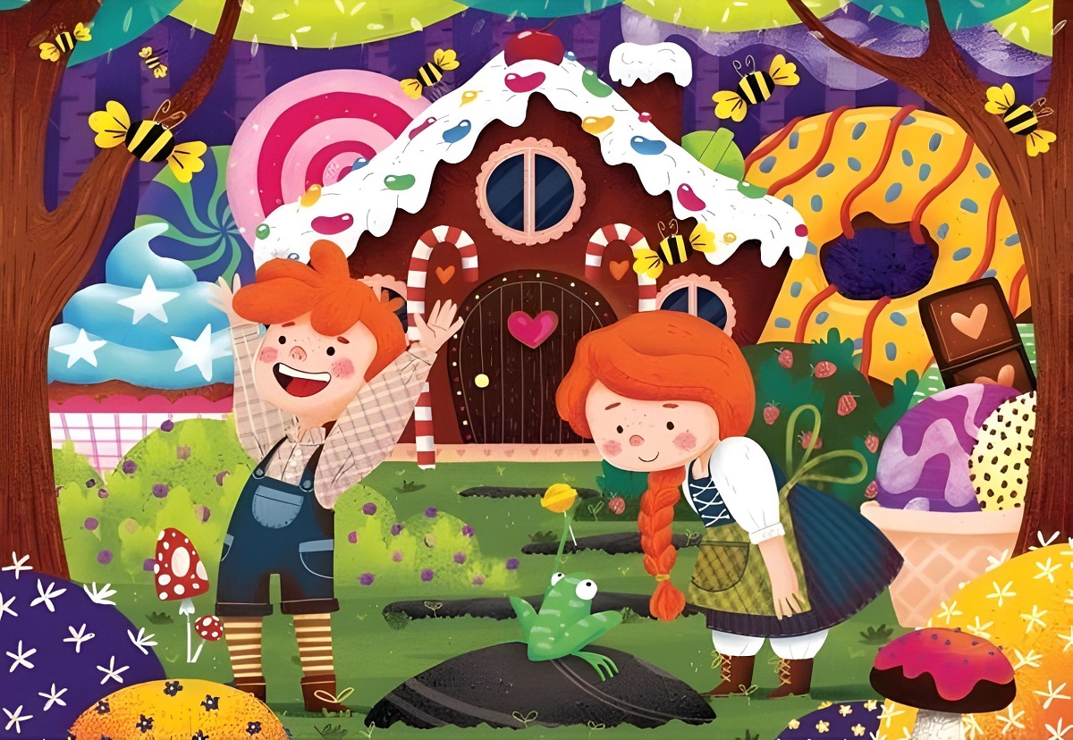 Puzzle 2x12 piese. Povesti cu zane