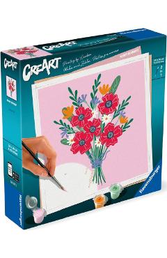 Poza produsului Pictura pe numere. Buchet de maci