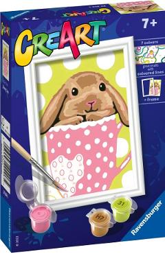 Poza produsului Pictura pe numere: Iepuras in cana