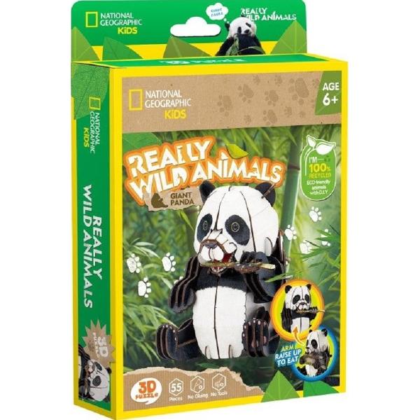 Puzzle 3D. Panda