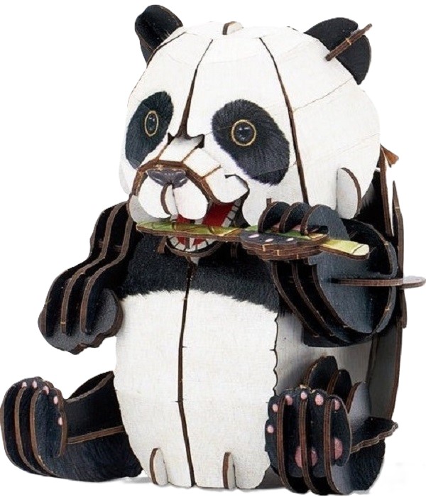 Puzzle 3D. Panda