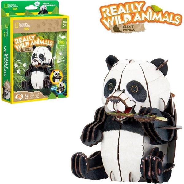 Puzzle 3D. Panda