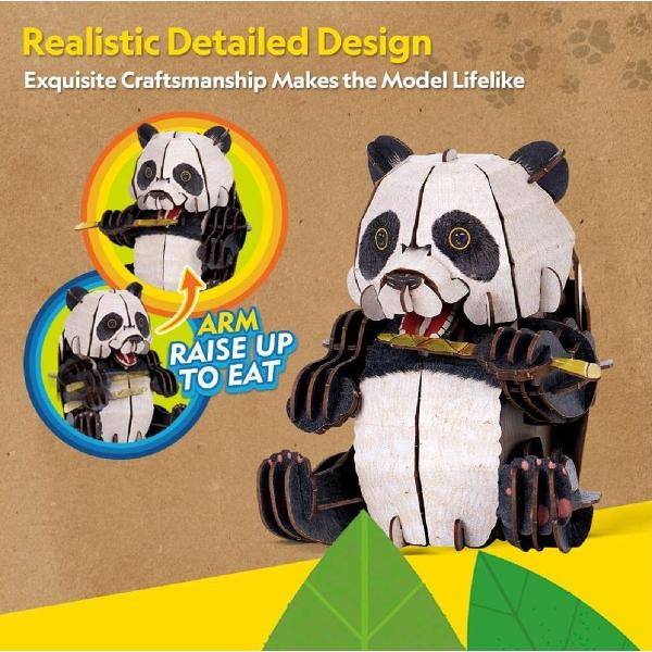 Puzzle 3D. Panda