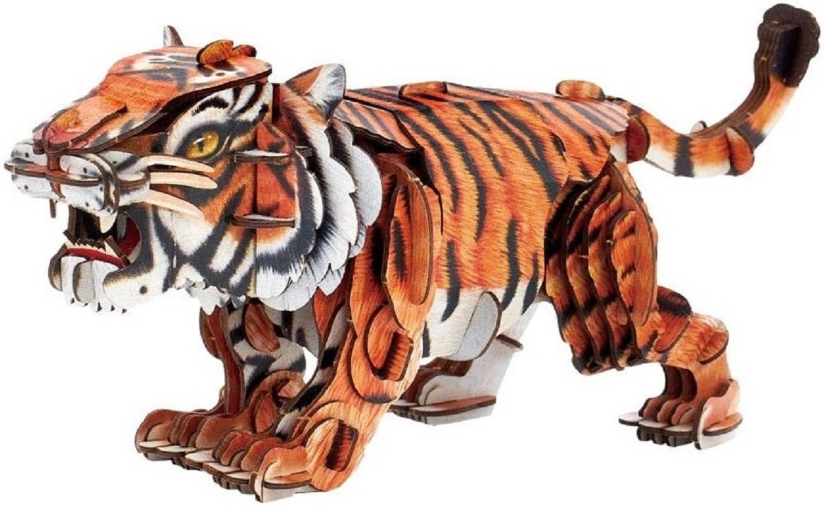 Puzzle 3D. Tigru Siberian