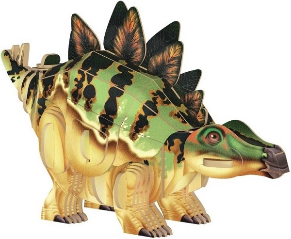 Puzzle 3D. Stegozaur