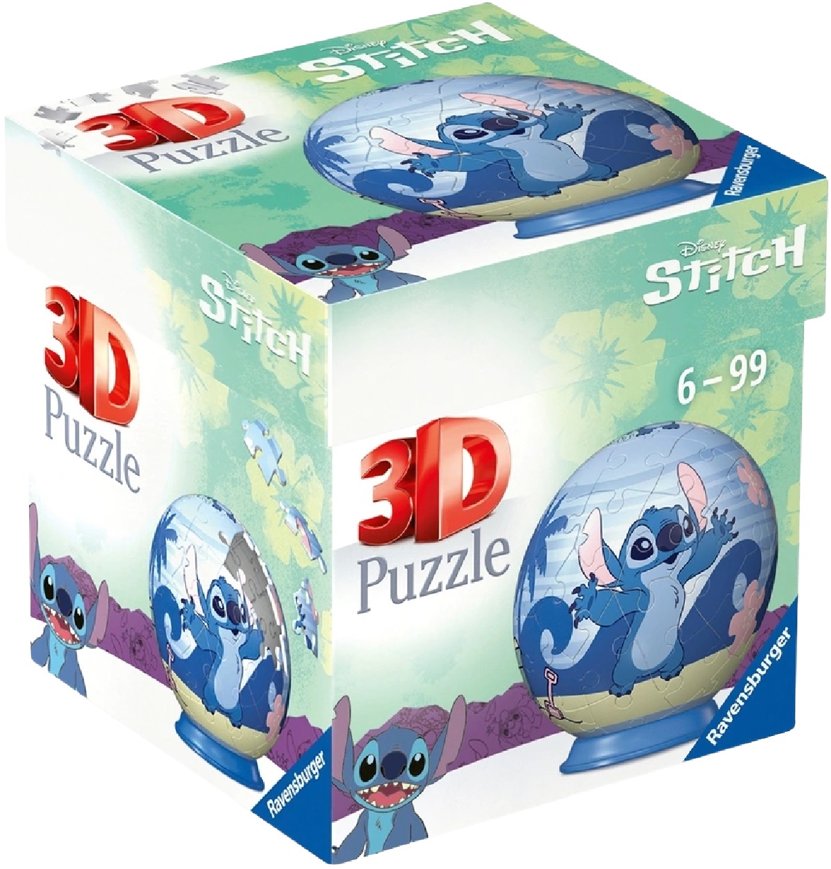 Puzzle 3D mini bila: Disney Stitch