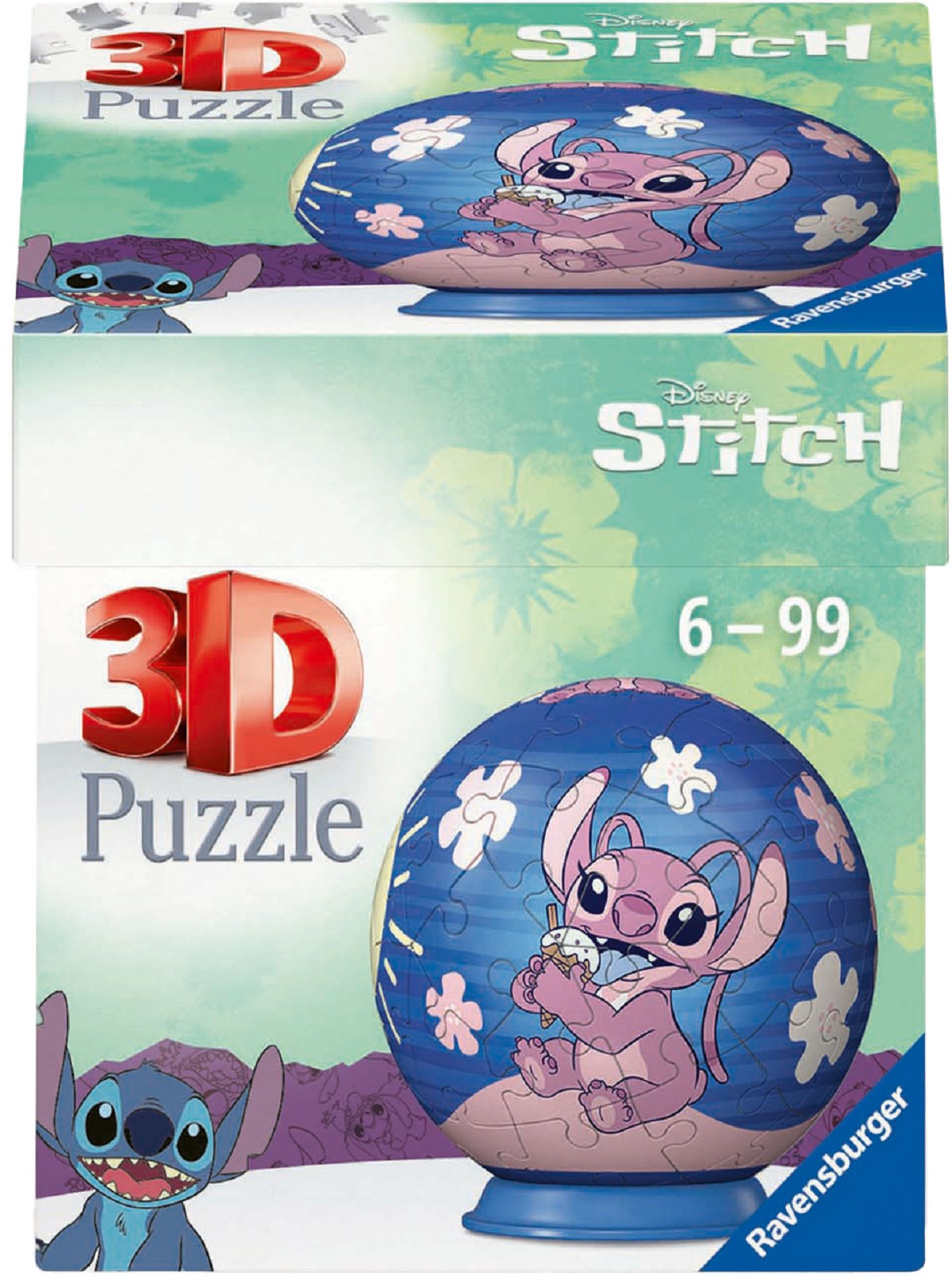 Puzzle 3D mini bila: Disney Stitch Angel