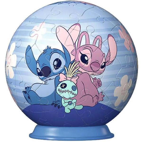 Puzzle 3D mini bila: Disney Stitch Angel si Stitch