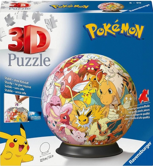 Puzzle 3D bila: Pokemon