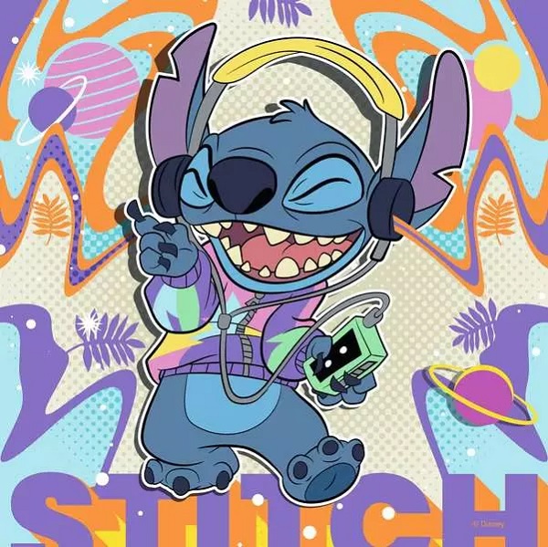 Puzzle 3x49 piese. Disney. Stitch in ritmul muzicii