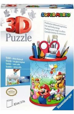 Poza produsului Puzzle 3D: Suport pixuri. Super Mario