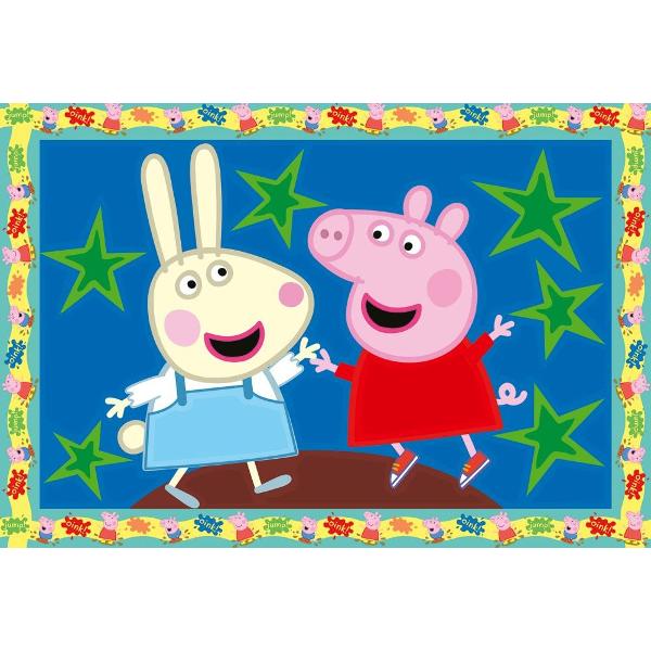 Pictura pe numere. 2 sabloane Peppa Pig