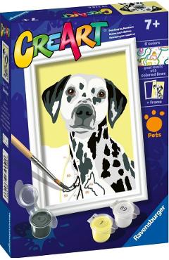 Poza produsului Pictura pe numere: Caine dalmatian