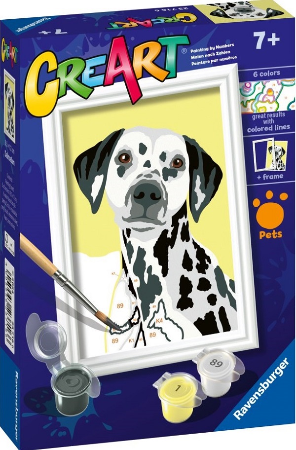 Pictura pe numere: Caine dalmatian
