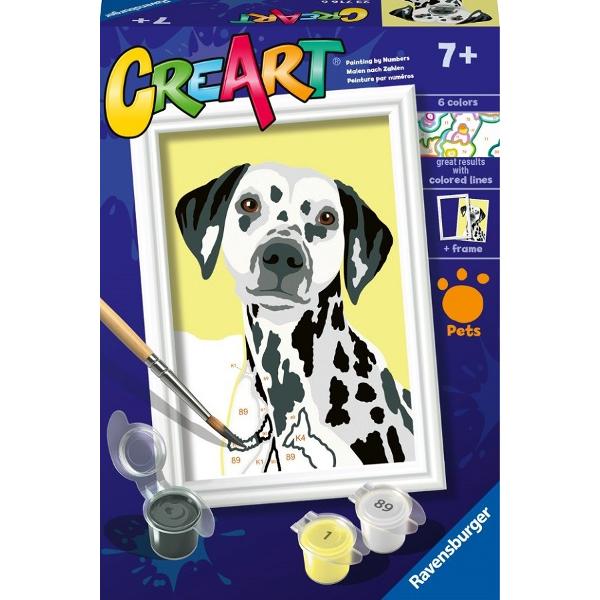 Pictura pe numere: Caine dalmatian