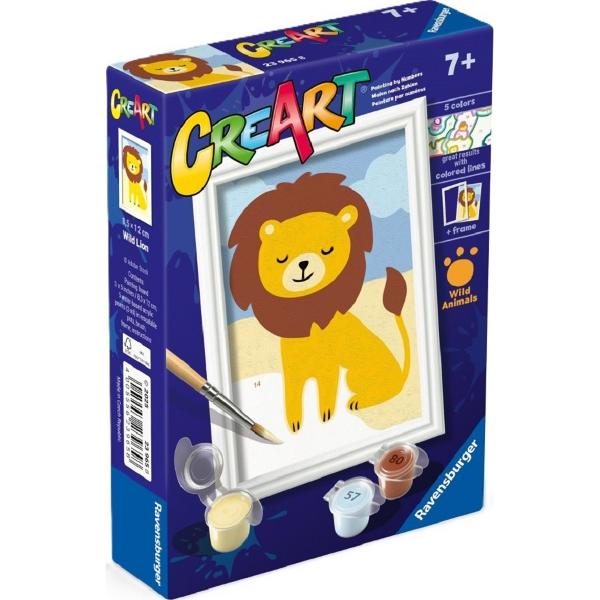 Pictura pe numere: Leu