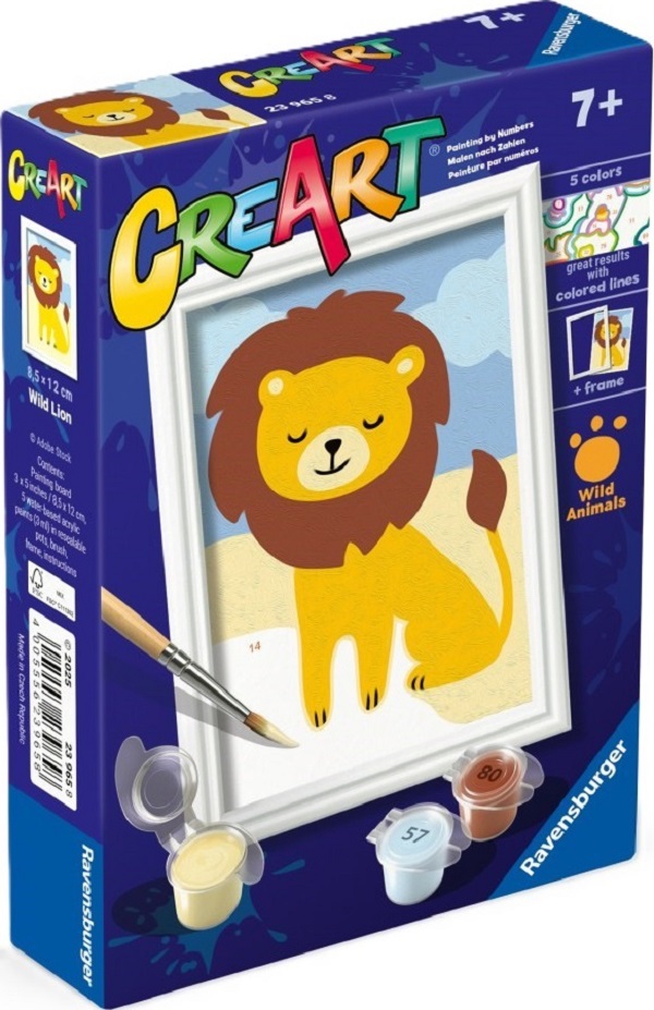 Pictura pe numere: Leu