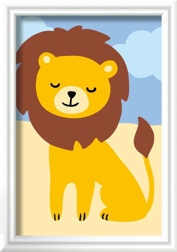 Pictura pe numere: Leu