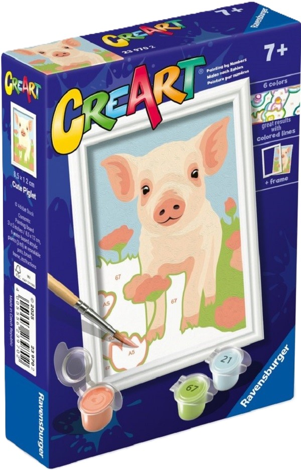 Pictura pe numere: Porcusor Dragut