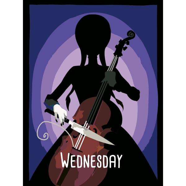 Pictura pe numere: Wednesday