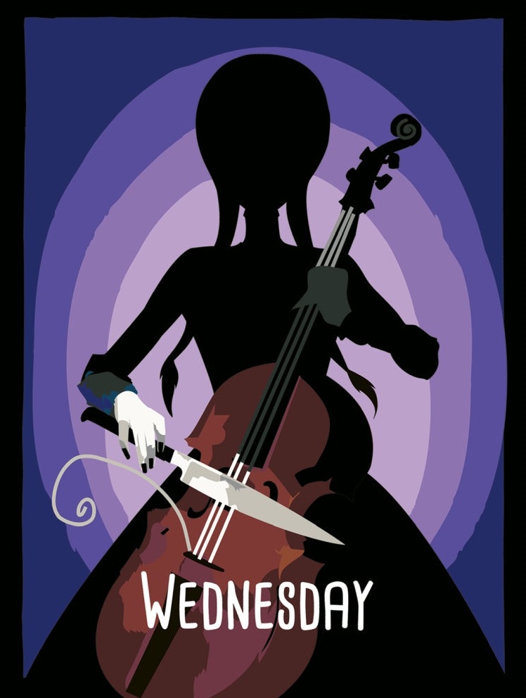 Pictura pe numere: Wednesday