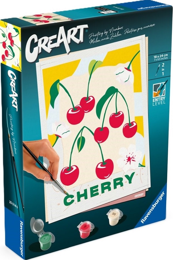 Pictura pe numere: Cirese