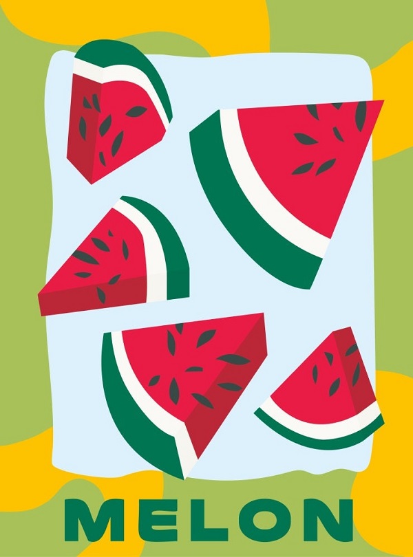 Pictura pe numere: Pepene