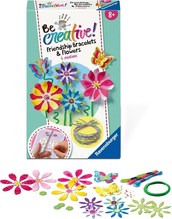 Set mini de creatie: Flori si bratari