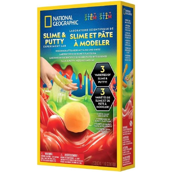 Experiment de creare slime si plastilina. Kit educativ STEM