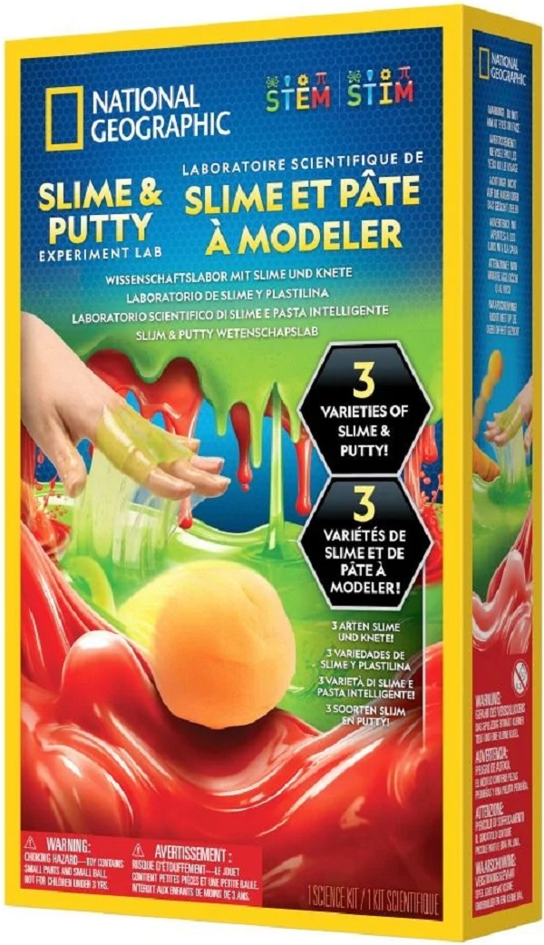 Experiment de creare slime si plastilina. Kit educativ STEM