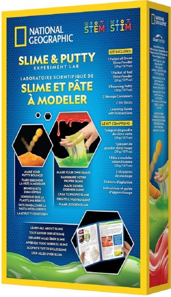 Experiment de creare slime si plastilina. Kit educativ STEM