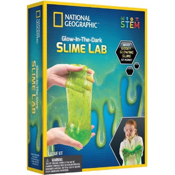 Laboratorul de slime fosforescent. Kit educativ STEM